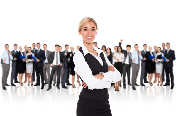 Businesswoman human resource leader — Stock Photo, Image