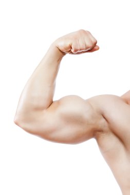 erős testépítő bicepsz