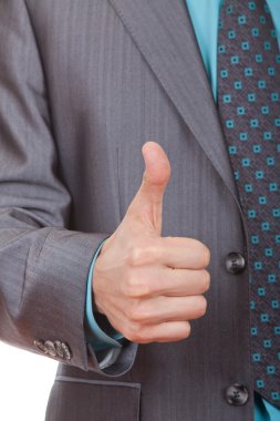 başparmak tutarak işadamı