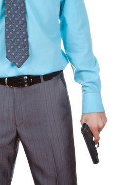 iş adamı holding silahı