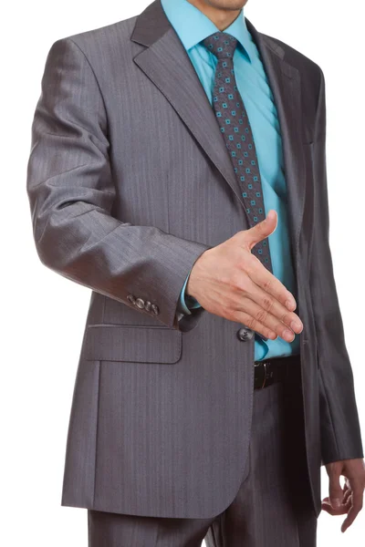 Business man giving handshake — Stock Photo, Image