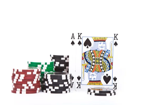 扑克筹码 — 图库照片