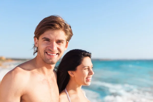 Glücklicher Mann und Frau — Stockfoto