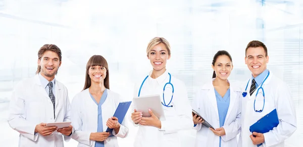 Happy medical team Stock Picture