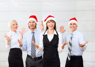 Noel Baba şapkası, iş adamları