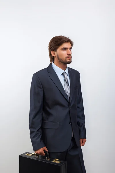 Businessman with briefcase — Stock Photo, Image