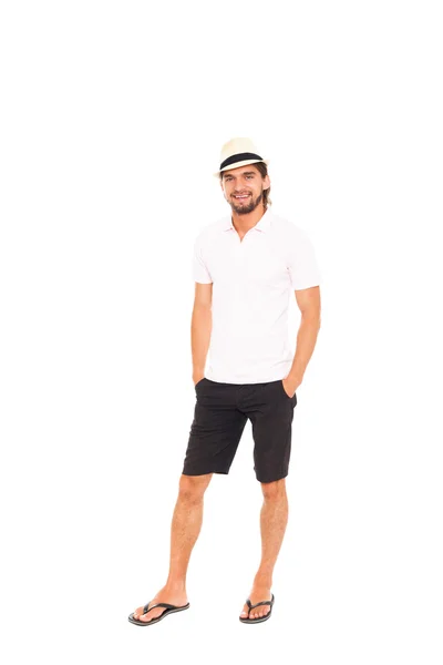 Uomo in cappello — Foto Stock