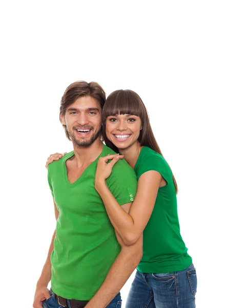 Happy couple embracing — Stock Photo, Image