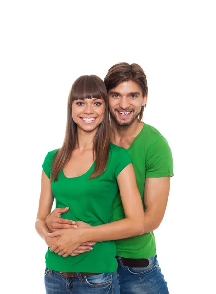 Happy couple embracing — Stock Photo, Image