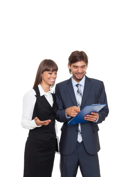 Successful business couple — Stock Photo, Image