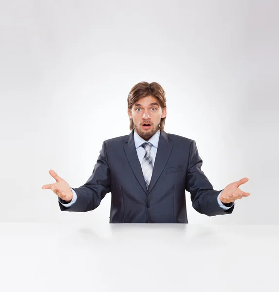 Surprised businessman — Stock Photo, Image