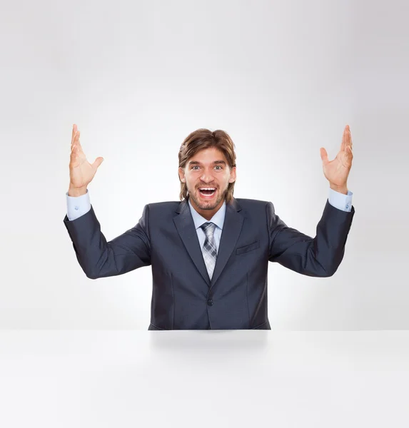 Fashion happy businessman — Stock Photo, Image