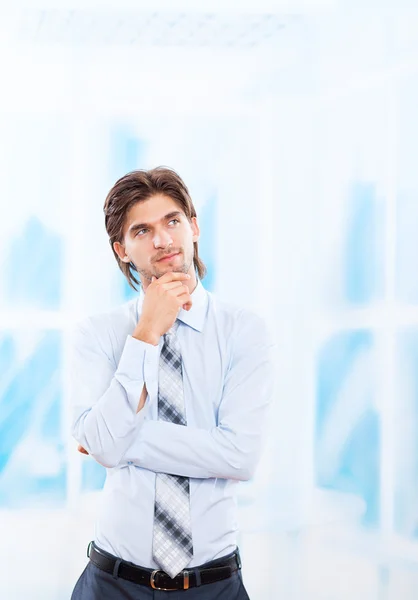 Doordachte zakenman — Stockfoto