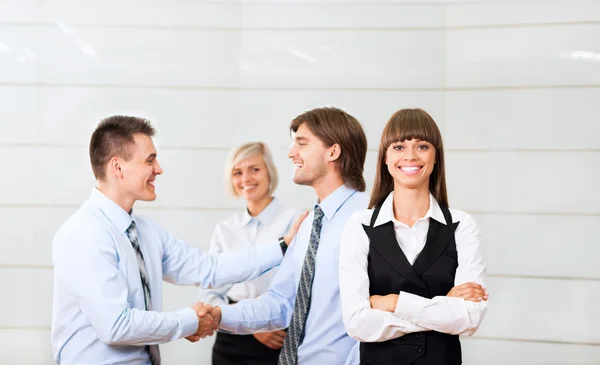 Happy business people — Stock Photo, Image