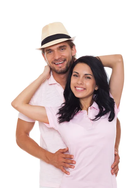 Pareja en ropa de verano — Foto de Stock