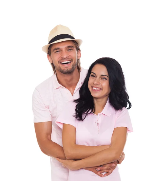 Pareja en ropa de verano — Foto de Stock