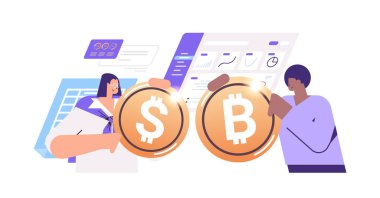 Altın kripto sikkeler tutan iş adamları kripto para madenciliği sanal para dijital para birimi engelleme zinciri