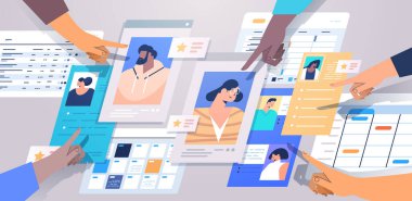 Seçen eller yeni çalışanların müfredatına devam ediyor. İş adayları işe alınıyor.