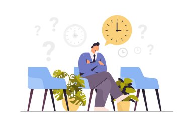 Kafası karışmış işadamı, hayal kırıklığı sorunu çözüm süreleri kavramını işaretledi