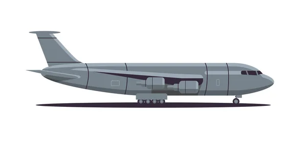 Ukrainian jet-powered strategic bomber special battle transport military equipment concept stop war against Ukraine — Vector de stock