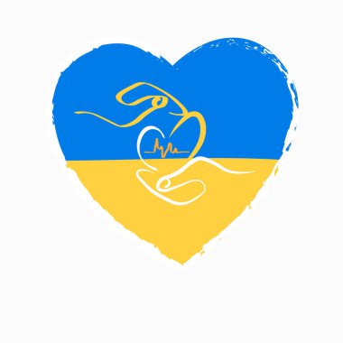 Ukrayna şablonuyla ayakta durun Ukrayna 'nın barışı için dua edin Ukrayna' yı Rusya 'dan kurtarın savaş çıkartmasını durdurun