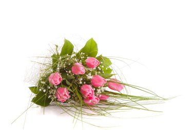 buket laleler, izole