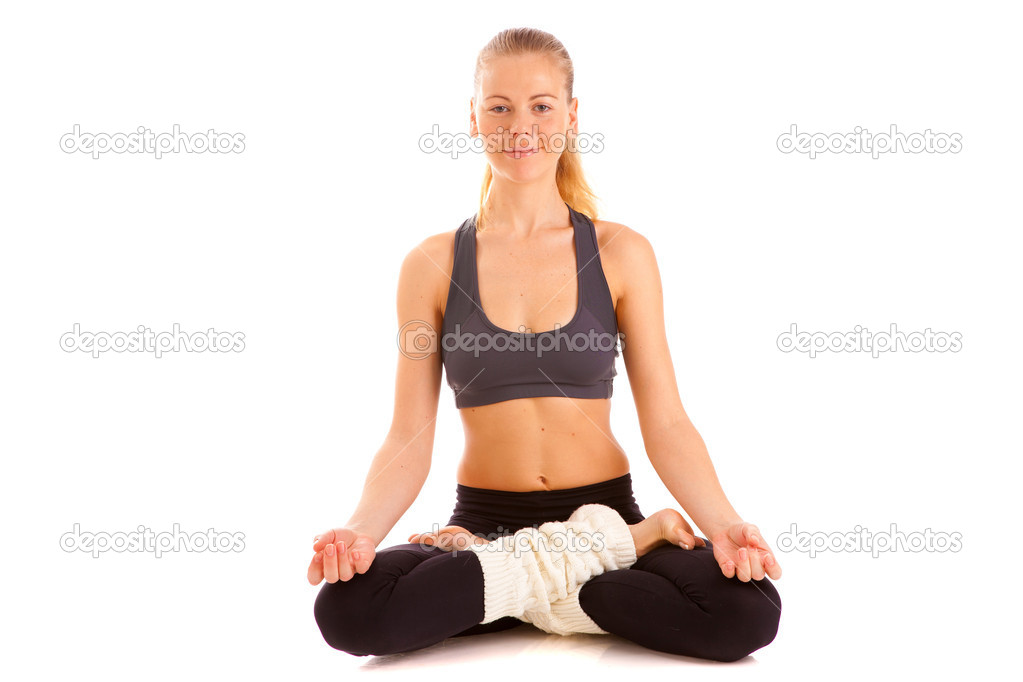 yoga, isolated