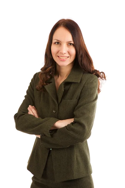 Woman in a business suit — Stock Photo, Image