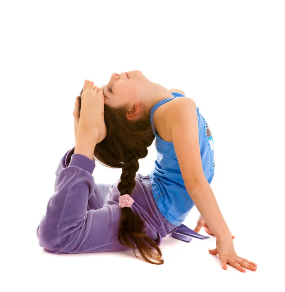 izole kız jimnastikçi