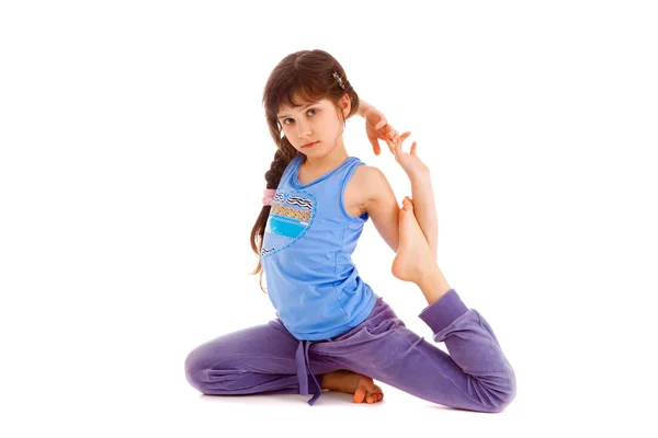 izole kız jimnastikçi