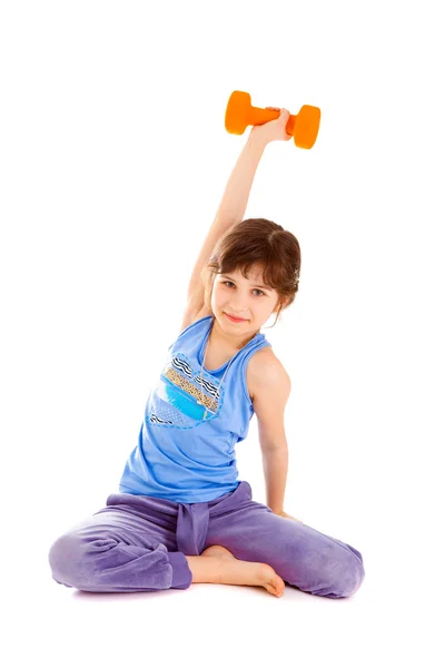 izole kız jimnastikçi