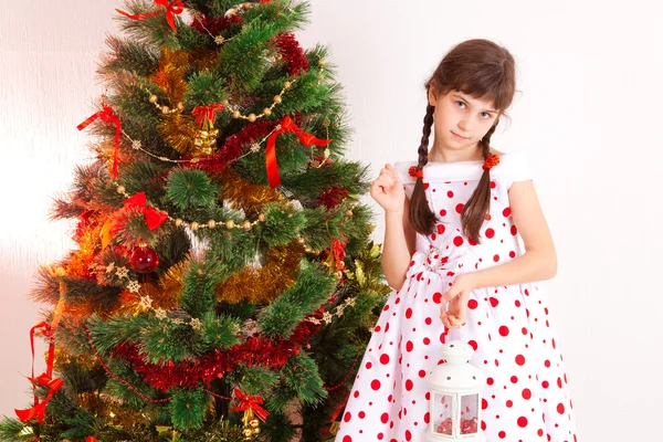 Ragazza, Natale — Foto Stock