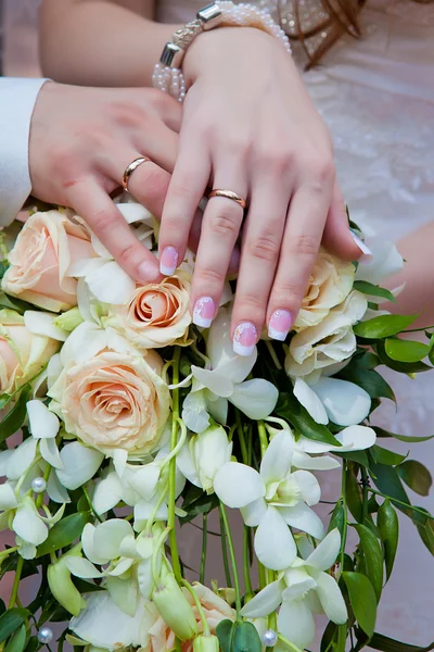 結婚式の花束の花 — ストック写真