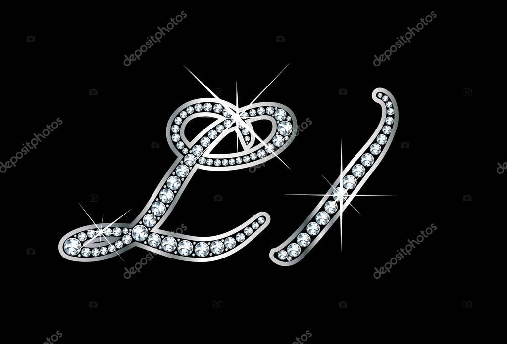 Thank You in Script Diamond Bling Letters Stock Vector by ©suwanneeredhead  48818013