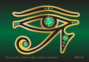 Eye of Ra Emerald clipart