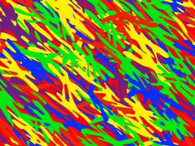 Psychedelic Angular Seamless Camouflage clipart