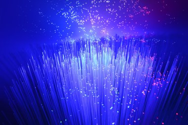 Internet teknolojisi fiber optik arka plan