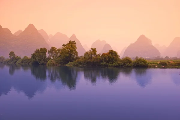 陽朔の風景桂林、中国 — ストック写真