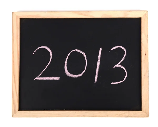 2013 på blackboard — Stockfoto