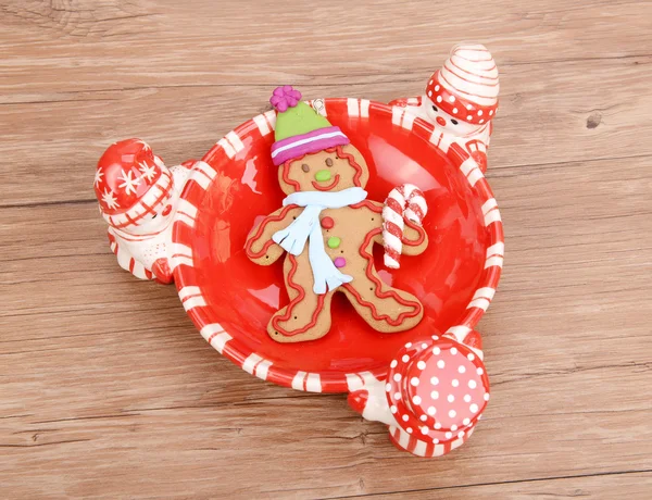 Ginger bread cookie man — Stock Photo, Image