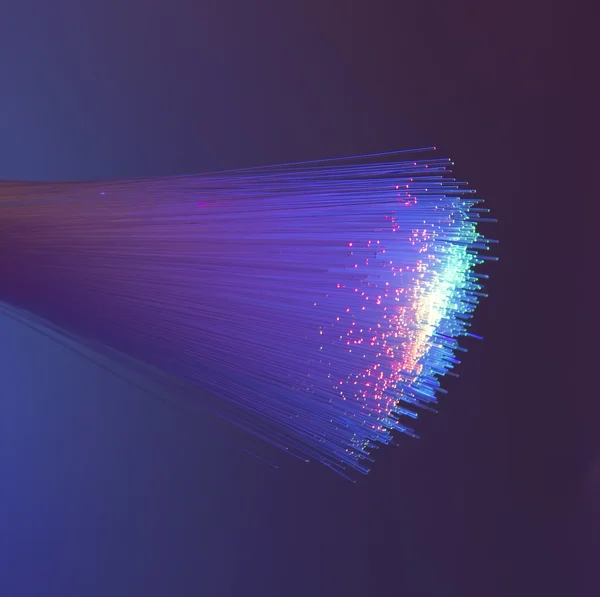 Internet technology fiber optic background — Stock Photo, Image