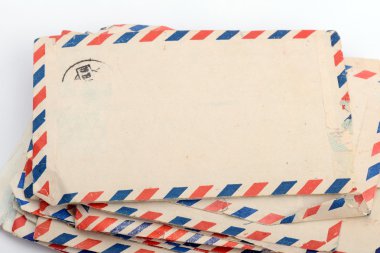 stapelen van oude brief