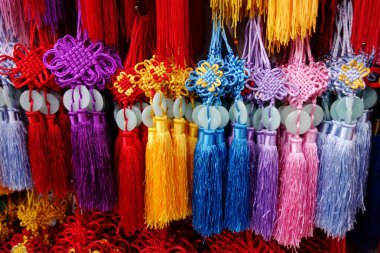 Çin yeni yılı dekorasyon için şanslı düğüm