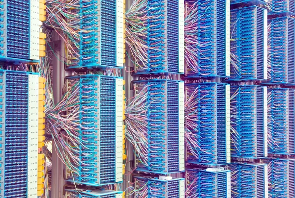 Server in un data center tecnologico — Foto Stock