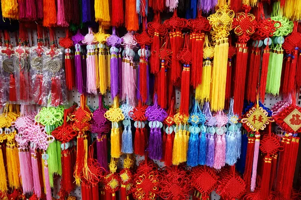 Çin yeni yılı dekorasyon için şanslı düğüm — Stok fotoğraf