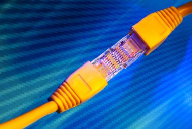 yüksek teknolojili ağ kablosu renk arkaplanı