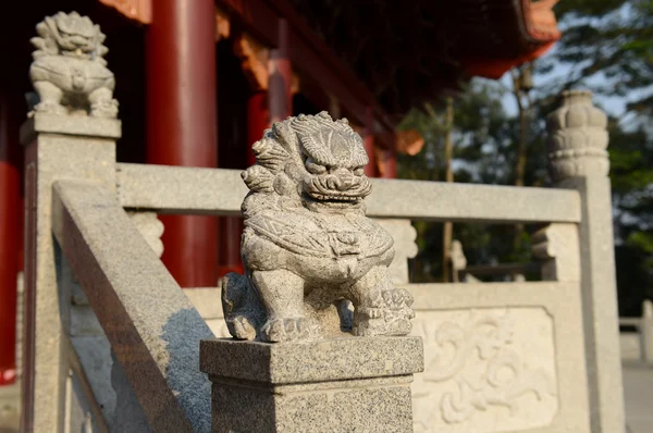 Stone Lion sculpture — Stock Photo, Image