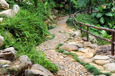 bir geçit olarak cobblestones