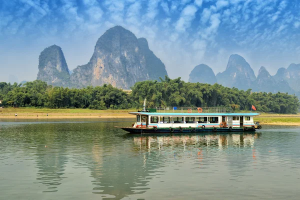 Landskap i Yangshuo Guilin, Kina — Stockfoto