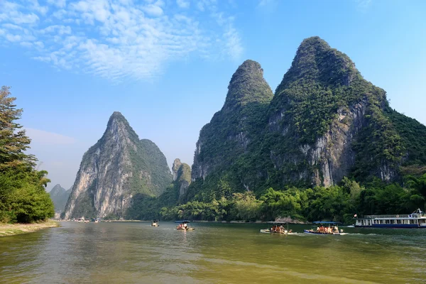 Landskap i Yangshuo Guilin, Kina — Stockfoto